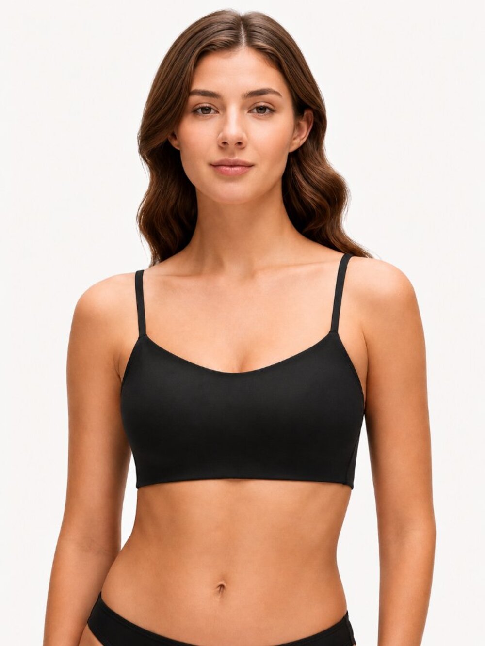 CRZ YOGA SoftHold Hot Yoga Bra Spaghetti Strap Bralette Small NWT H297